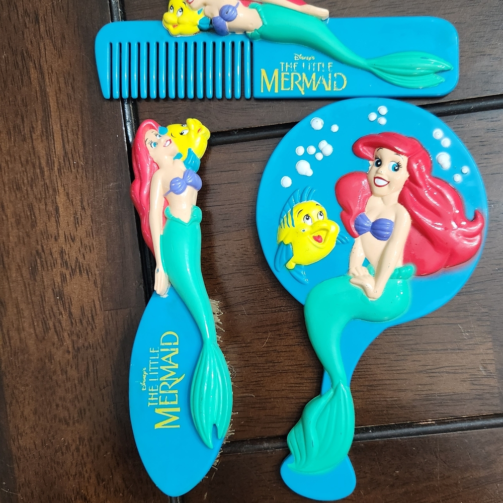 Disney The Little Mermaid Bath Set - Blue and Red